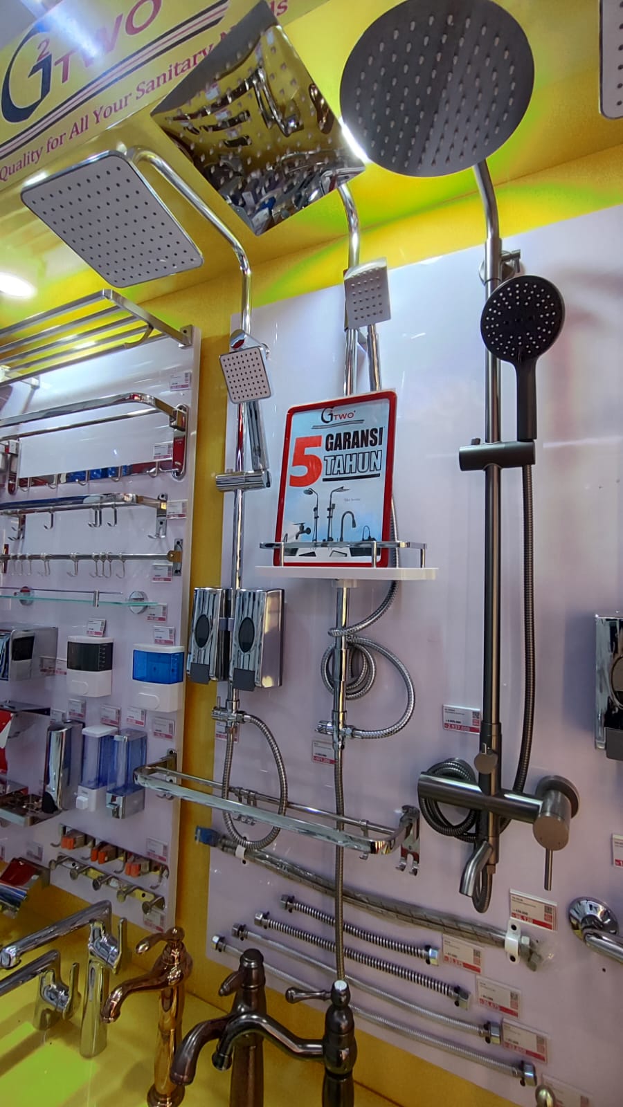 GTWO Shower Set Nyaman dan Menenangkan