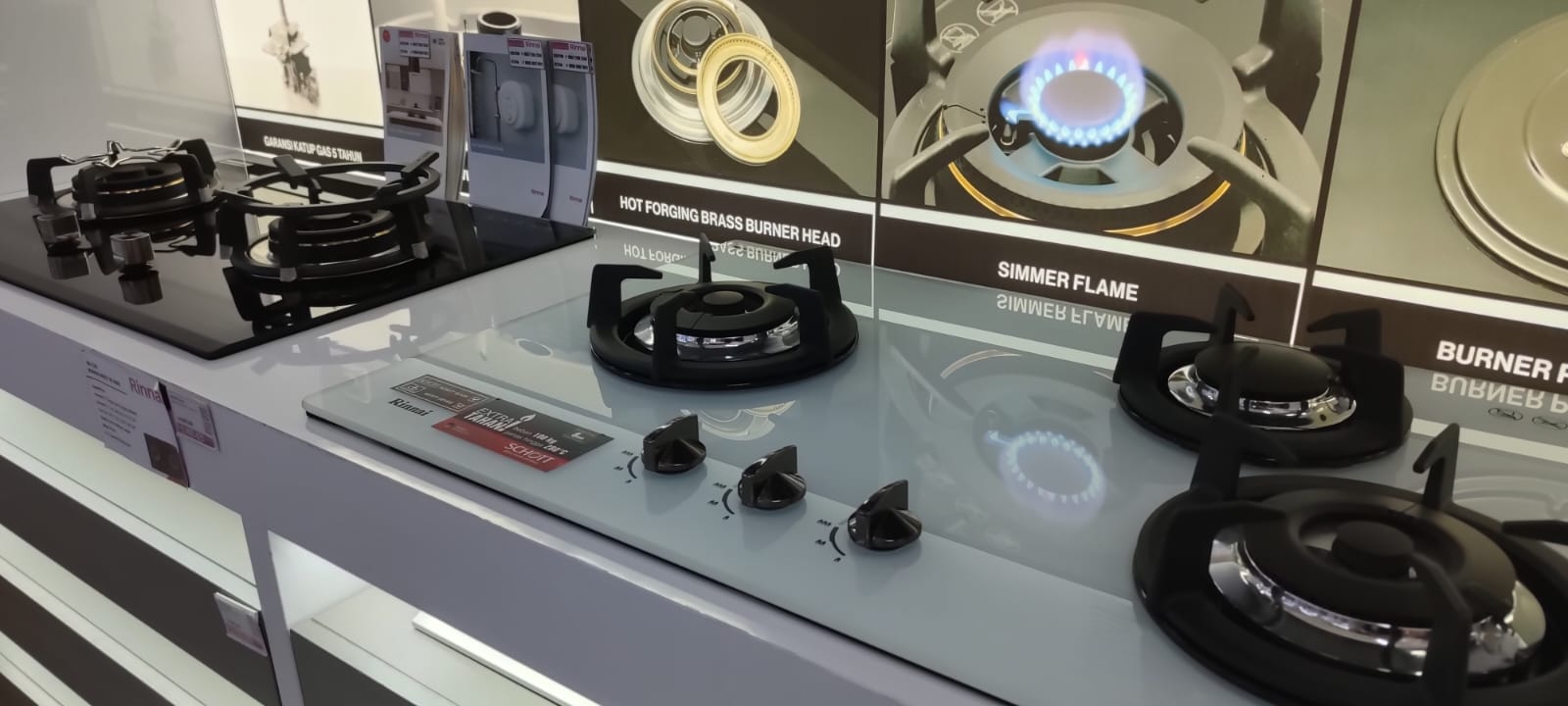 Kompor Tanam Modern Hemat dan Aman dari Rinnai