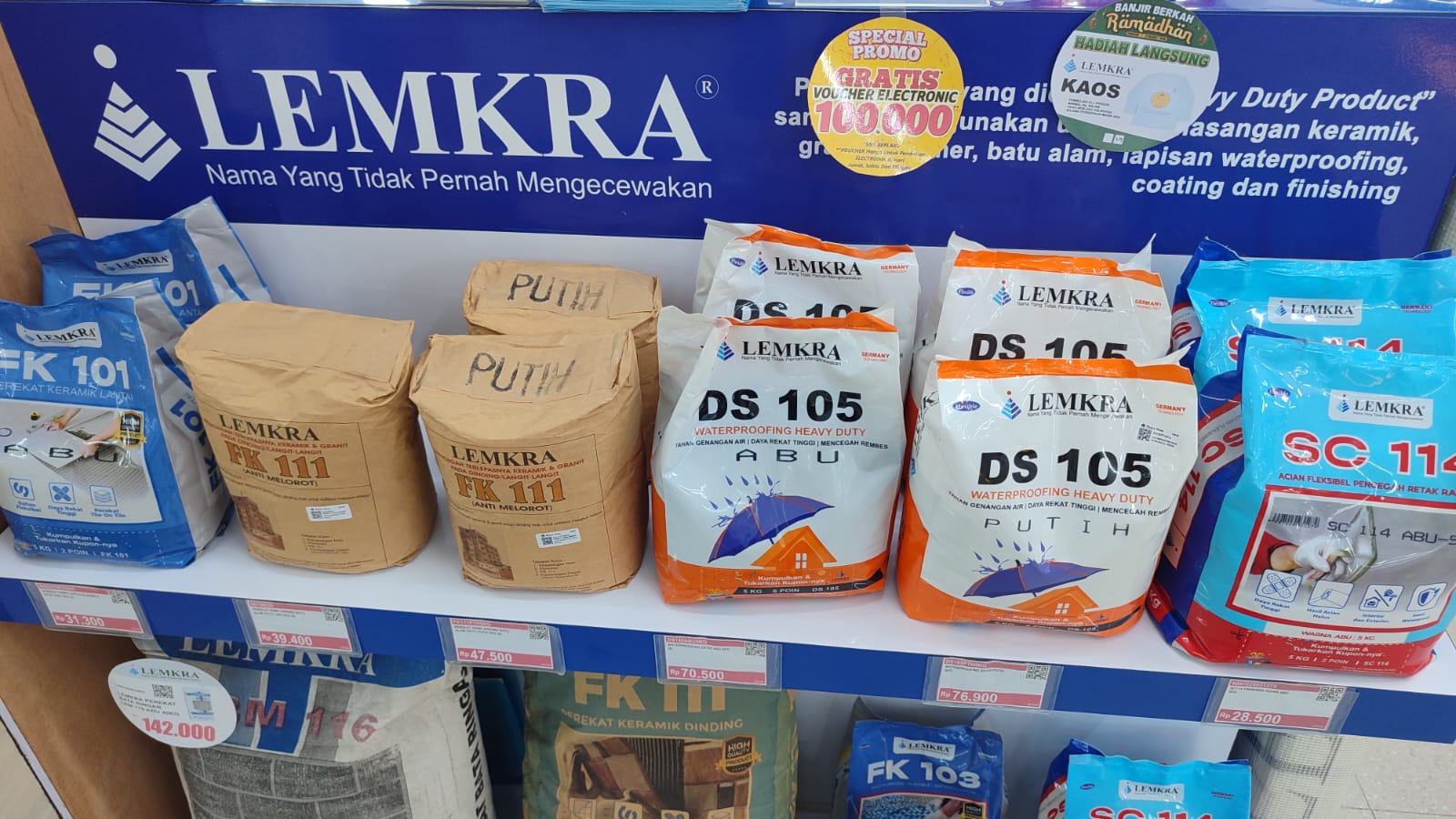 Perekat dan Acian Lemkra