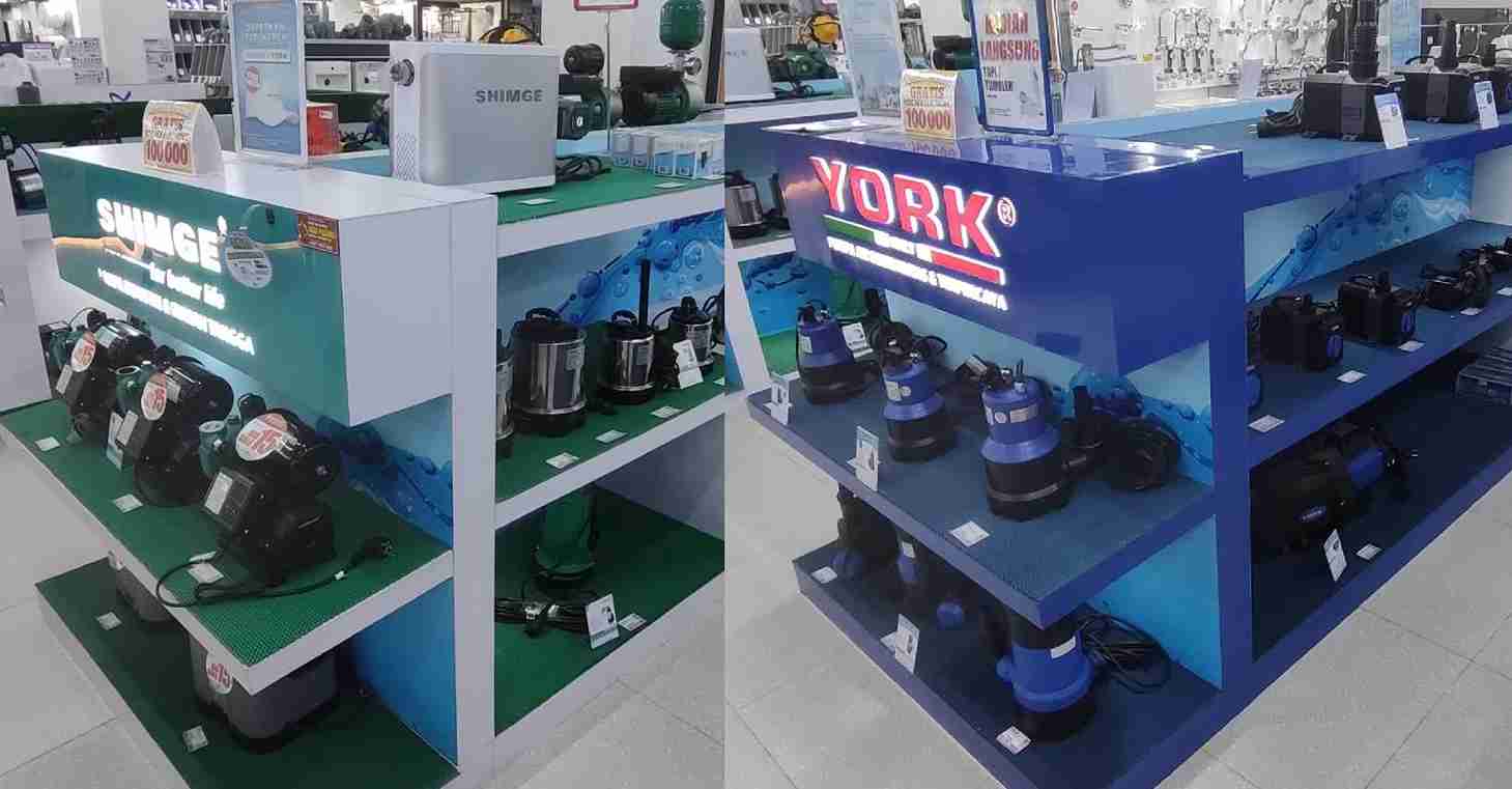 pompa air shimge york